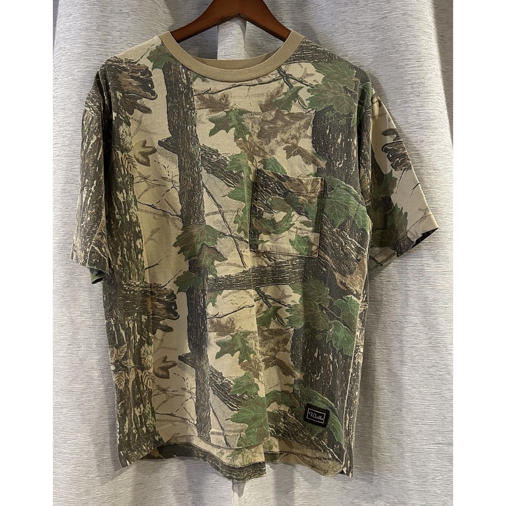 Vintage Walls Realtree Camo‎ T Shirt Mens Single Stitch USA Made